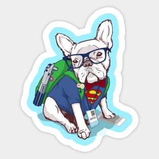 Geek Dog Sticker